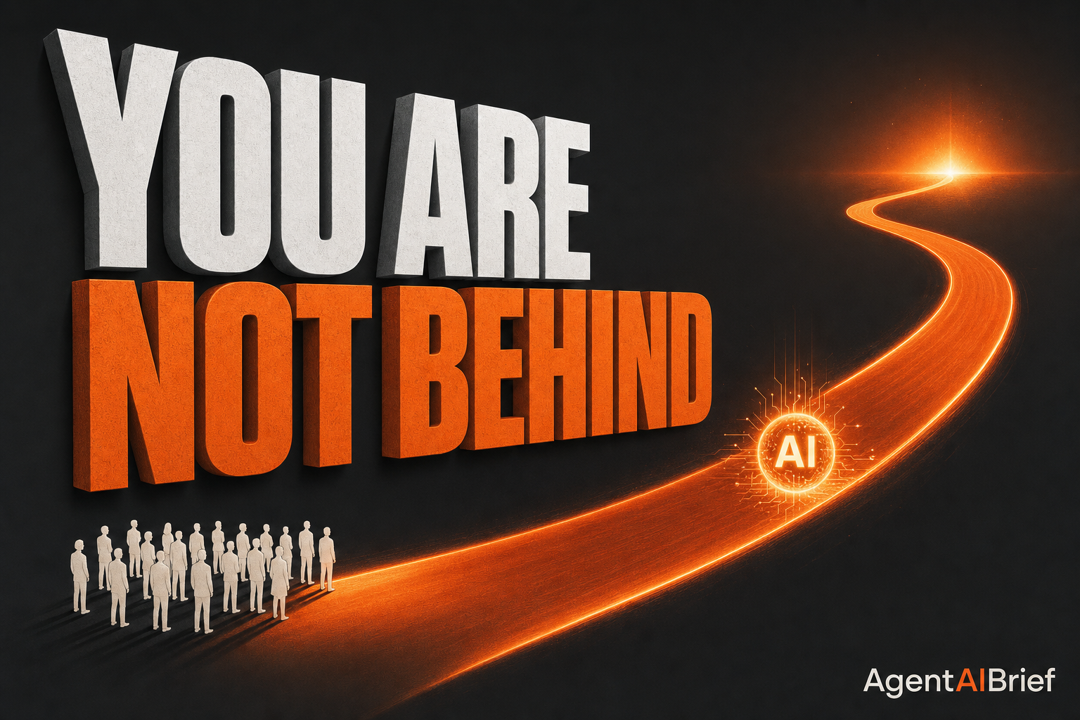 AgentAIBrief cover explaining why real estate professionals are not behind on AI.