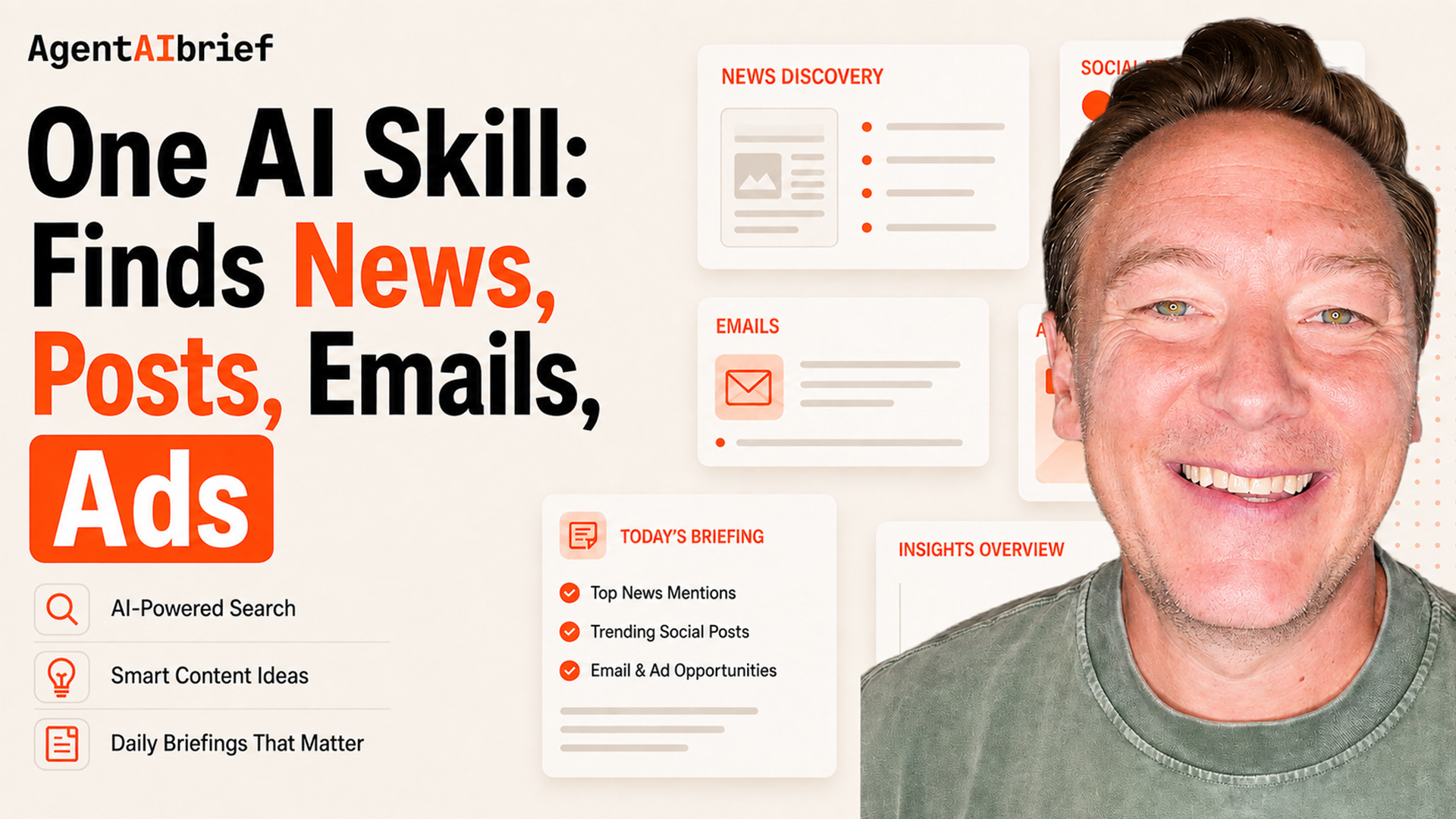 Agent Newsroom AI skill for real estate agents, from local story research to Instagram, email, and ads.