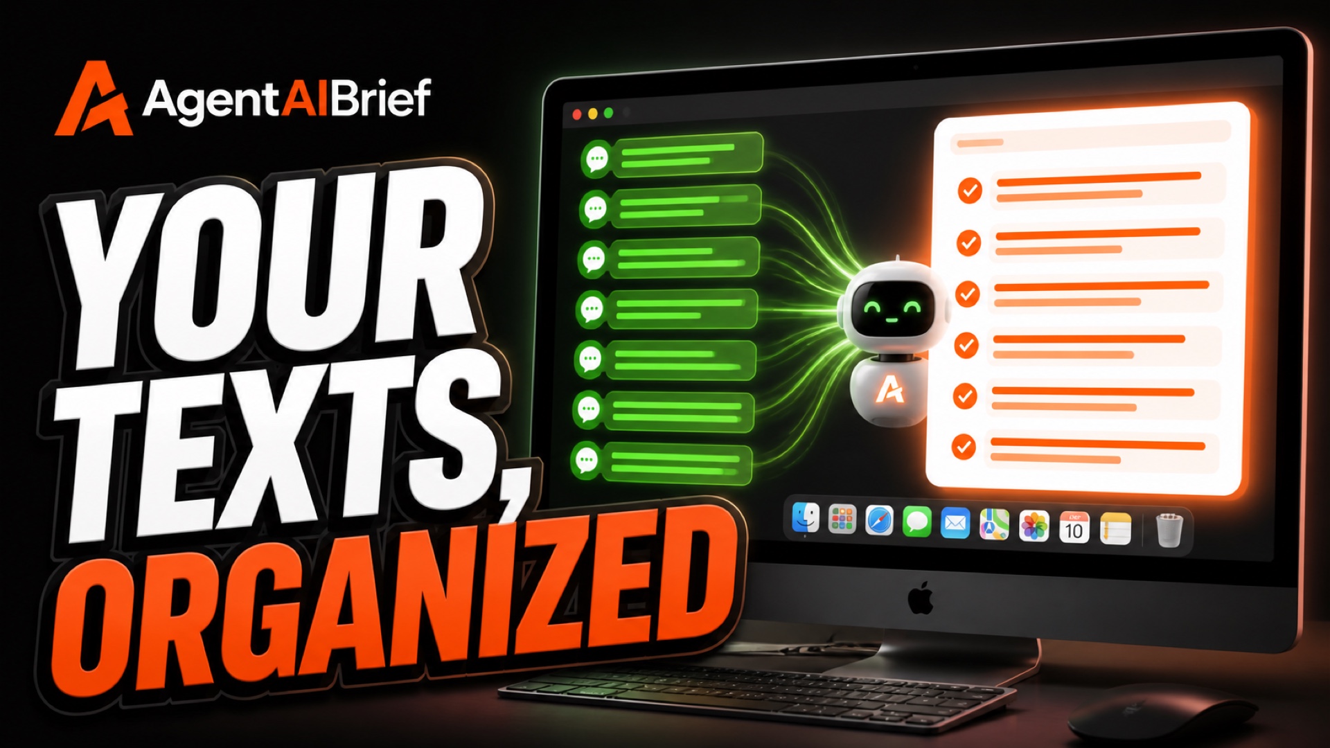 ChatGPT turns iMessage threads into an organized action brief on an Apple silicon Mac.