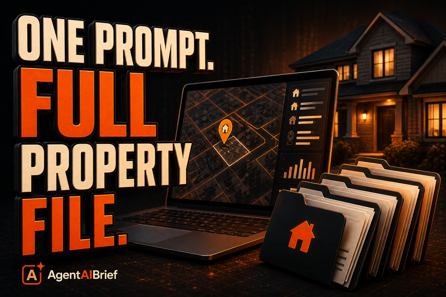 One prompt can launch a complete property due-diligence dossier workflow.