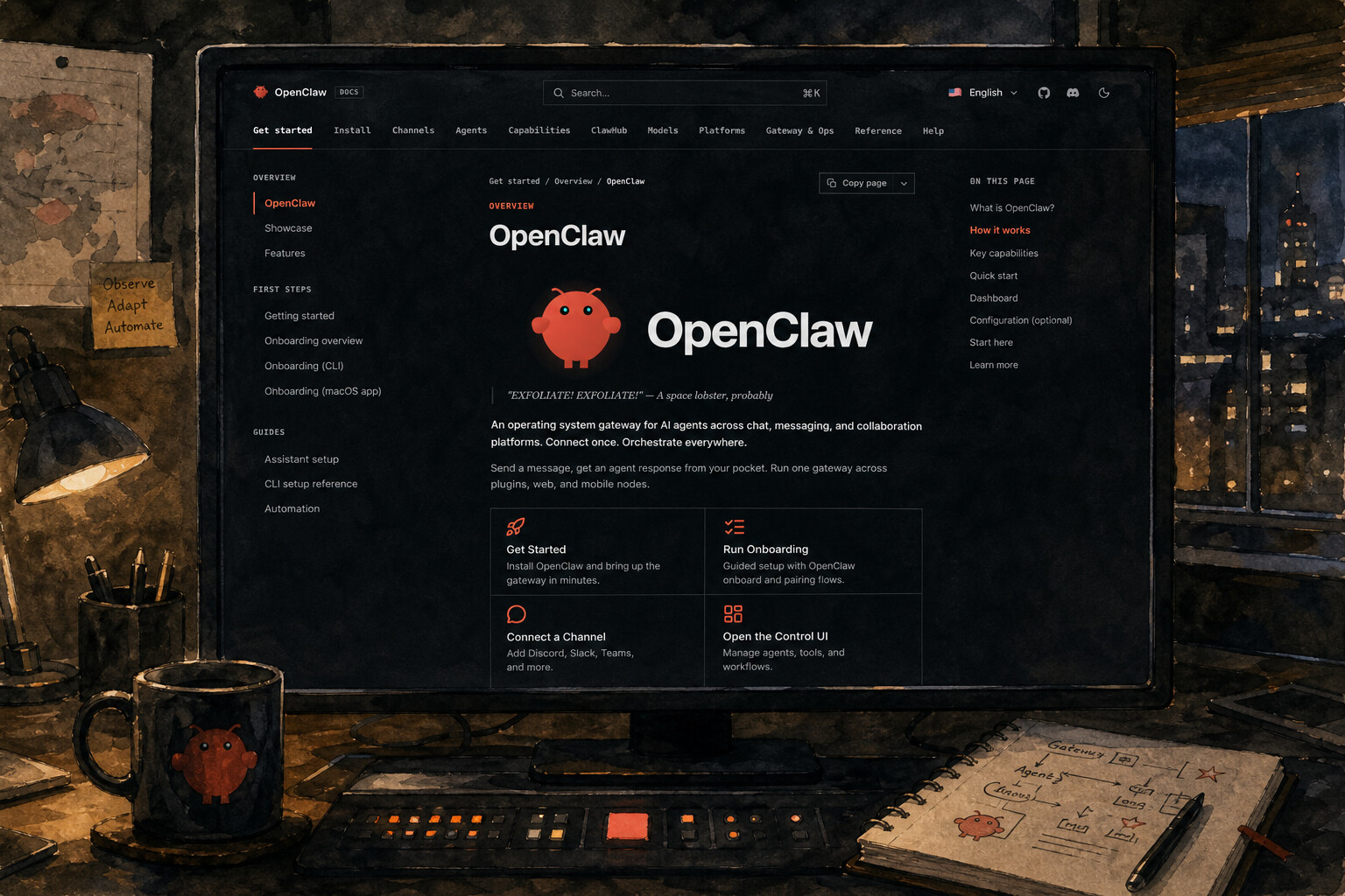 AI operator checklist showing permissions, approvals, logs, and quality assurance.