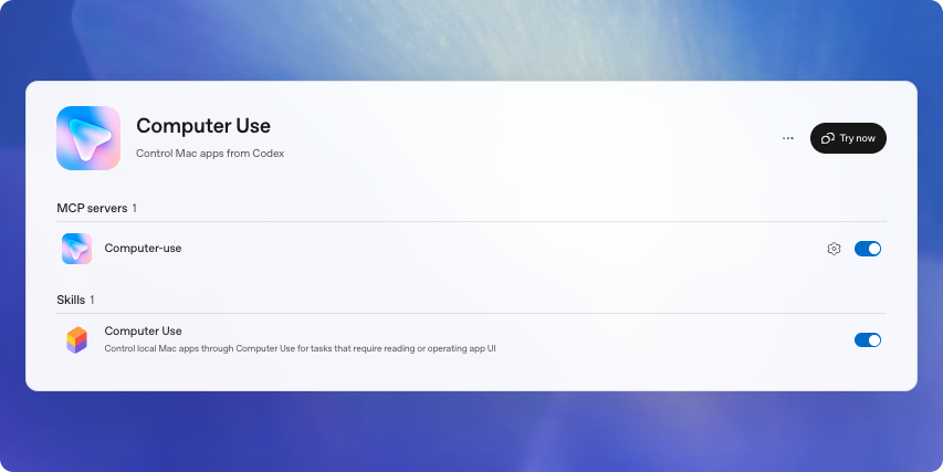 Official OpenAI Computer Use documentation: the plugin server and skill controls. Source: OpenAI Computer Use.