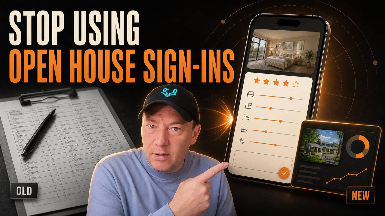 Stop using open house sign-ins. Build a branded digital feedback experience with room ratings and a private seller dashboard.